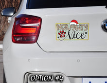 Load image into Gallery viewer, Merry Christmas Stickers, Funny dog car decal, Holiday car decor, Christmas car decal bumper, Dog bumper sticker, Dog window sticker