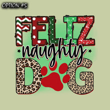 Load image into Gallery viewer, Christmas car decal bumper, Dog bumper sticker, Dog window sticker, Merry Christmas Stickers, Funny dog car decal, Holiday car decor