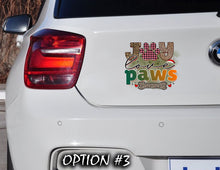 Load image into Gallery viewer, Merry Christmas Stickers, Dog window sticker, Christmas car decal bumper, Dog bumper sticker, Funny dog car decal, Holiday car decor