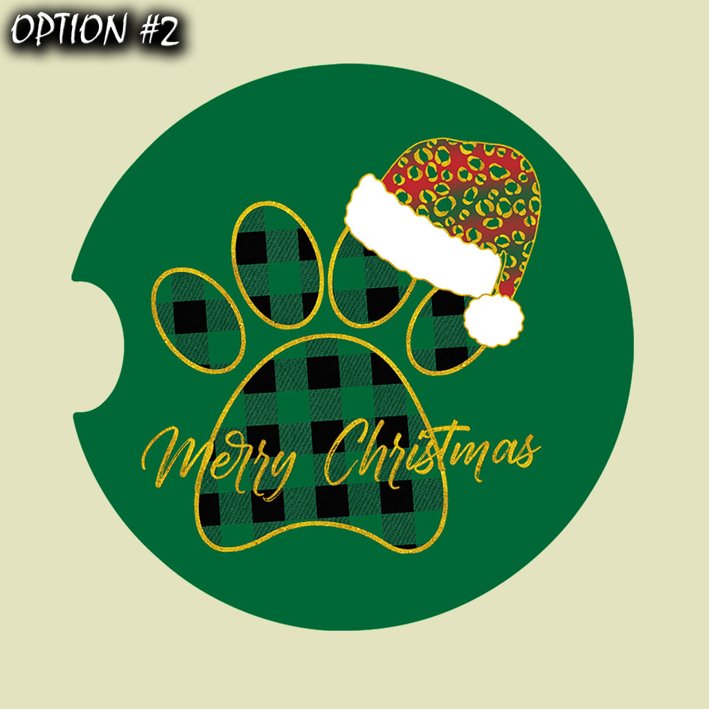 Gift Christmas Dog Stickers, Christmas car decal bumper, New Year's car sticker, Holiday car decor, Dog bumper sticker, Car glass sticker