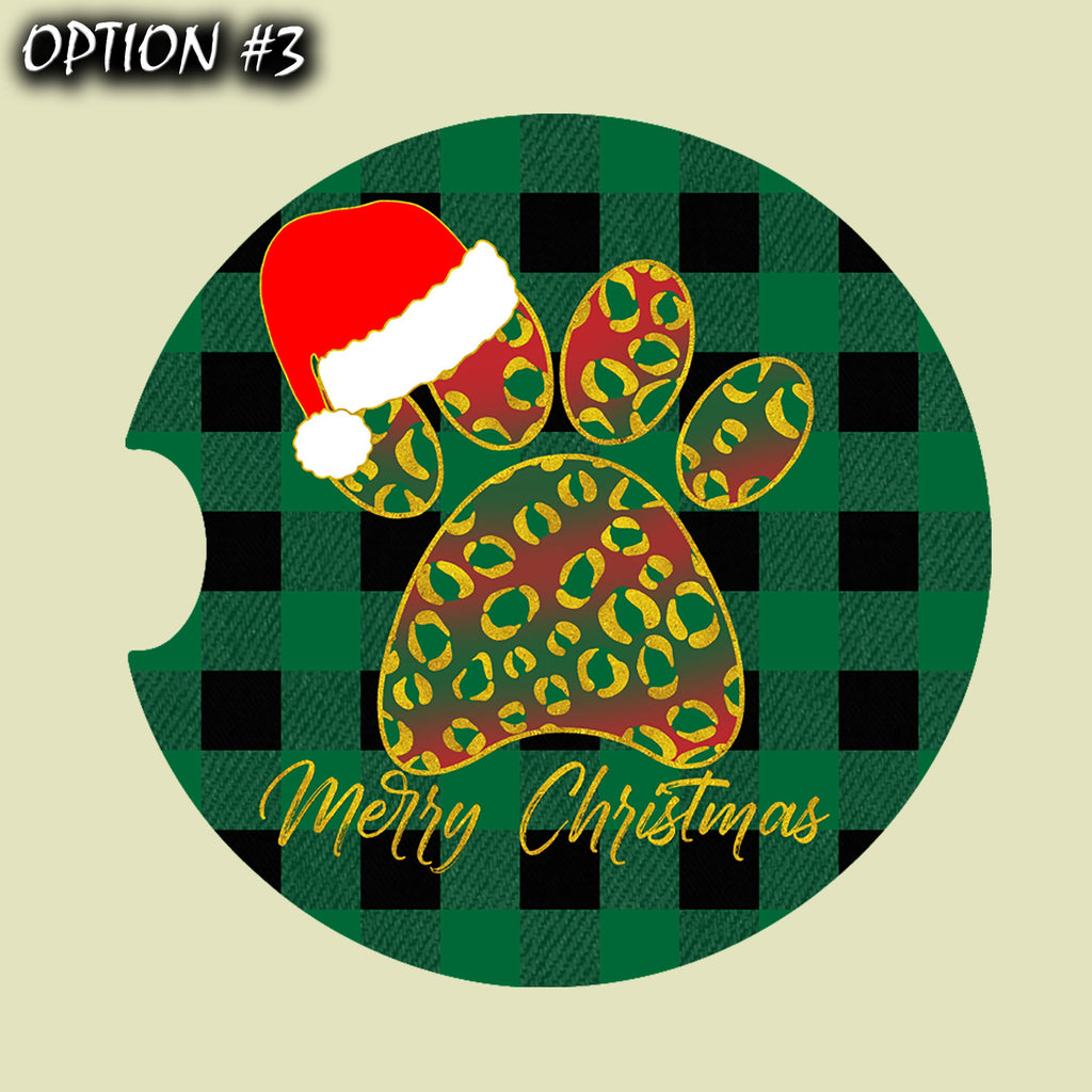 Gift Christmas Dog Stickers, Christmas car decal bumper, New Year's car sticker, Holiday car decor, Dog bumper sticker, Car glass sticker