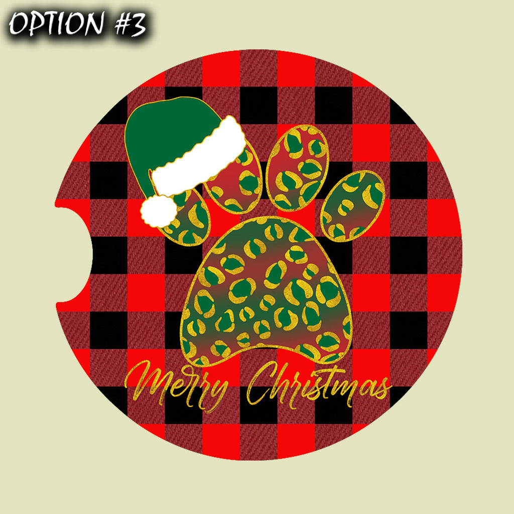 New Year's car sticker, Dog Paw sticker dog car decal, Dog window sticker, Holiday car decor, Dog bumper sticker, Christmas car decal car