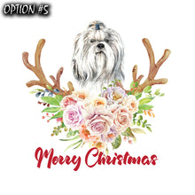 Load image into Gallery viewer, Christmas Santa Claus Vinyl Decal, Funny dog car decal, Holiday car decor, Merry Christmas Stickers, Dog bumper sticker, Dog window sticker