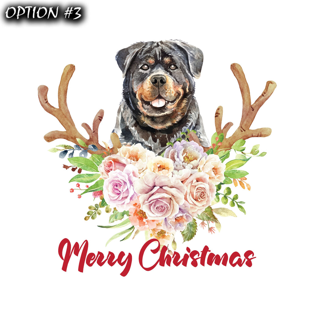 Christmas Santa Claus Vinyl Decal, Funny dog car decal, Holiday car decor, Merry Christmas Stickers, Dog bumper sticker, Dog window sticker