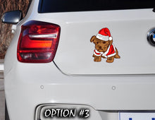 Load image into Gallery viewer, Christmas Vinyl Decal, Merry Christmas Decal, Christmas, Merry Christmas, Dog window sticker, Merry Christmas Stickers, Dog bumper sticker