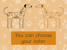 Load image into Gallery viewer, Dalmatian Wall Sticker Vinyl in Grooming Salon Sticker for Dalmatian Moms Sticker for Dog Fans Sticker Cute Wall Sticker for Room Decor