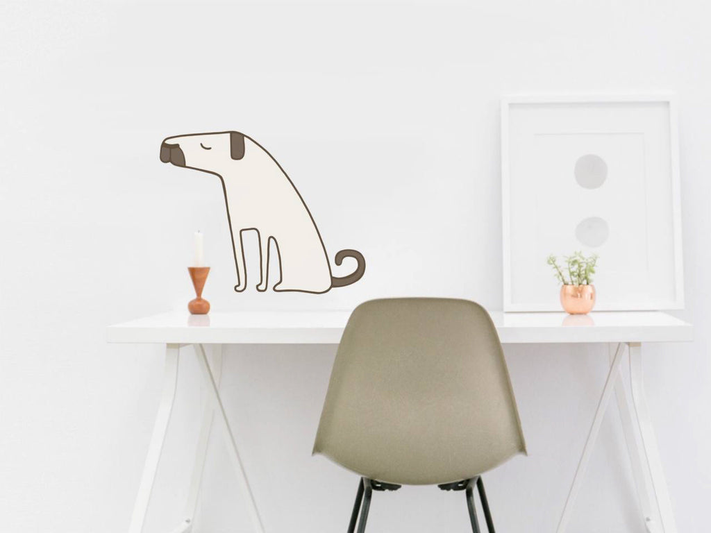 Cute Dog Wall Sticker Dog Wall Sticker Vinyl Dog Fan Sticker Dog Mom Wall Sticker in Grooming Salon Puppies Poster Nursery Kids Decor Gift
