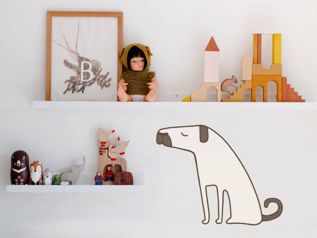Cute Dog Wall Sticker Dog Wall Sticker Vinyl Dog Fan Sticker Dog Mom Wall Sticker in Grooming Salon Puppies Poster Nursery Kids Decor Gift
