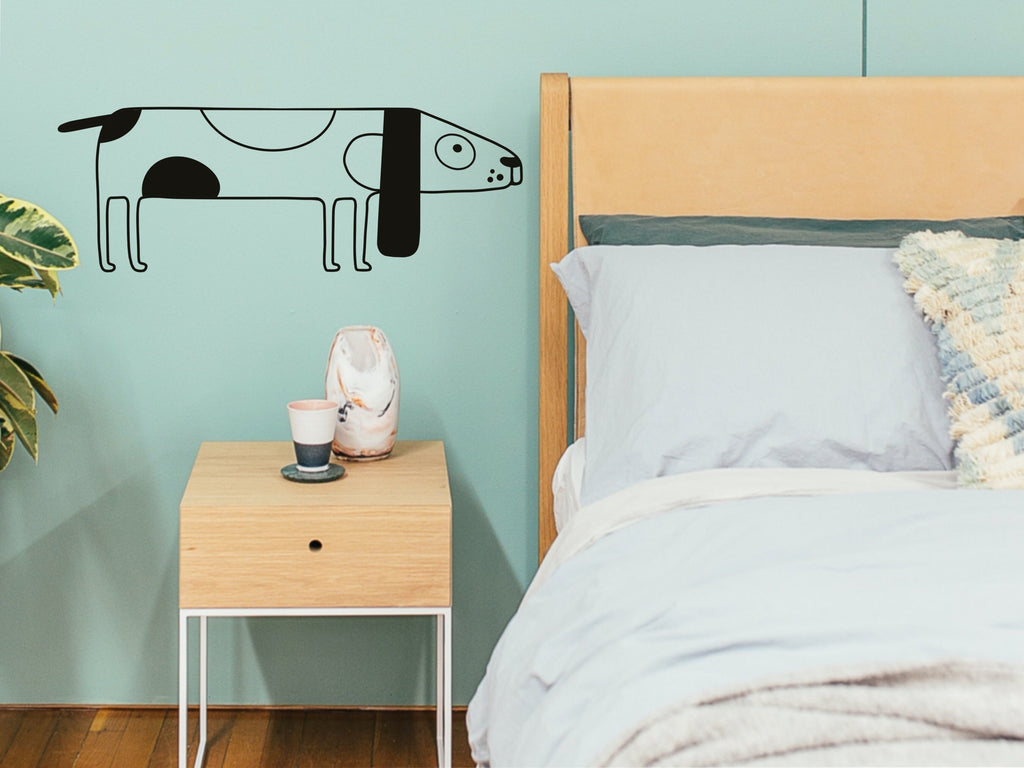 Gift Beagle Mom Wall Decal Wall Decor in Grooming Salon Decal Vinyl Wall Dog Decal Pet Decal Cute Beagle Sticker Office Room Art Decor Gift