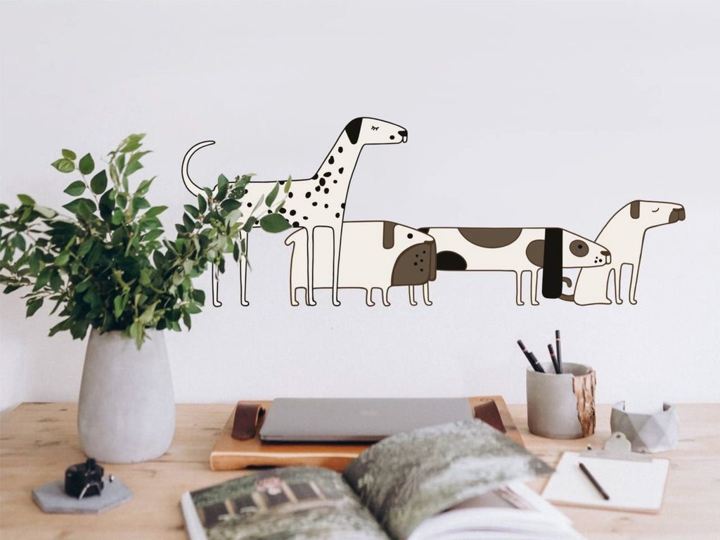 Gift Beagle Sticker Wall Decal Dog Fan Decor Sticker for Grooming Salon Wall Poster Dog in The Room Sticker for Mom Dog Decor Ideas Art