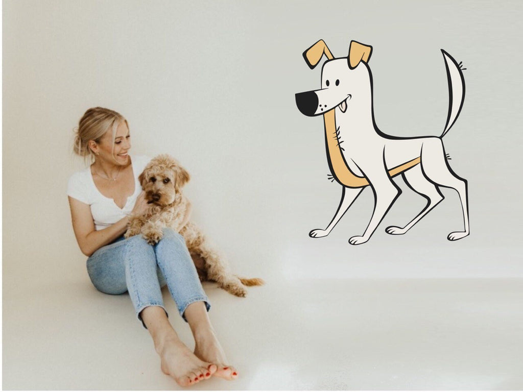 Nursery Wall Decals Akita Inu Kids Wall Decal for Kids for Kids Dog Stickers Pet Stickers Funny Stickers Personalized Dog Wall Decor Sticker
