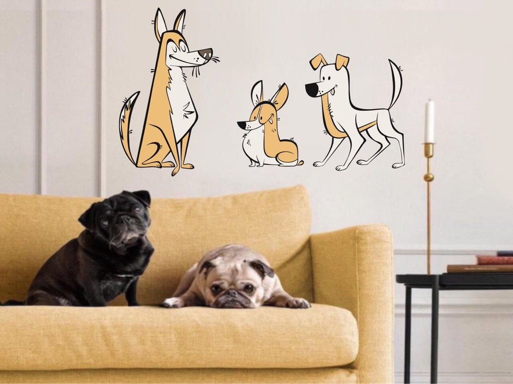 Nursery Wall Decals Kids Wall Decal for Kids for Kids Dog Stickers Pet Stickers Funny Stickers Personalized Dog Wall Decor Sticker Playroom