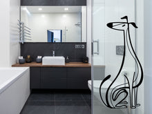 Load image into Gallery viewer, Nursery Wall Decals for Kids Vinyl Wall Decal Dog Stickers Whippet Animal Wall Decal Custom Pet Sticker Gifts for Dog Lovers Wall Decal Boho