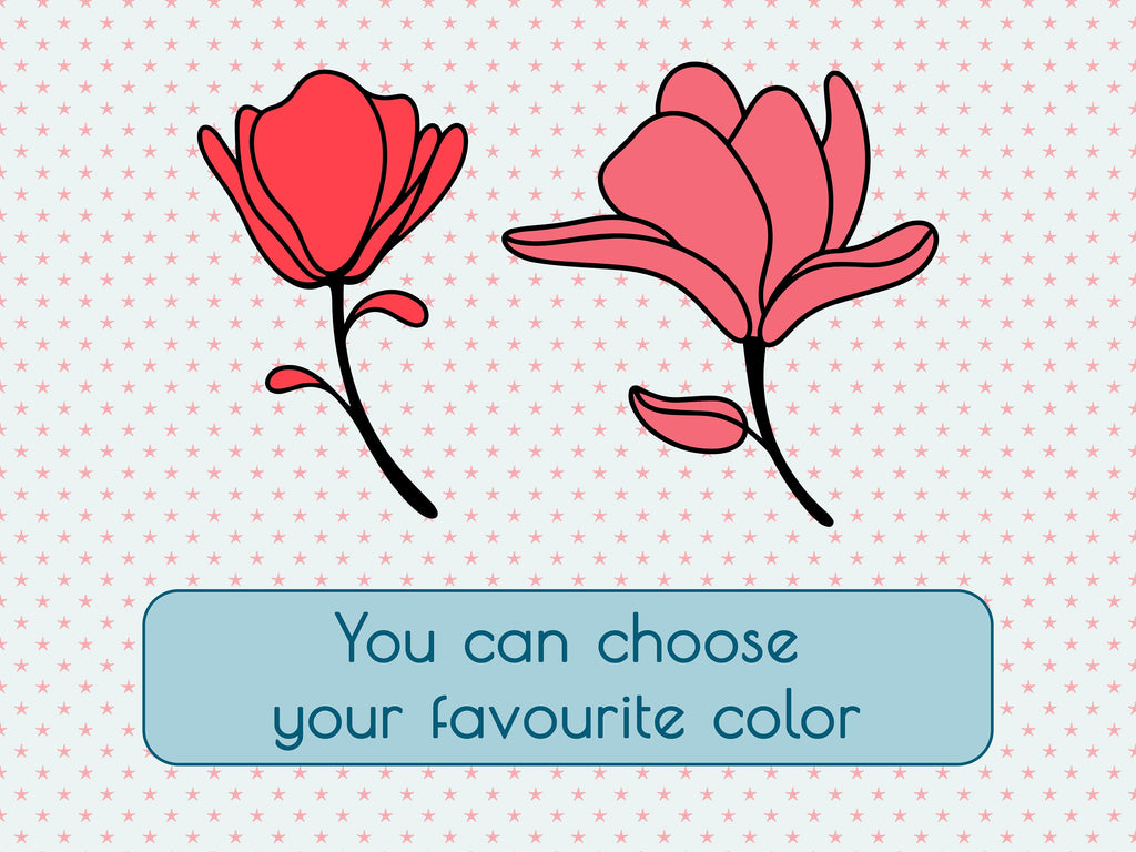 Flower Stickers Window Decals Car Decals for Women Mirror Decal Flower Vinyl Decal Nursery Wall Decals Modern Wall Decor Minimal Wall Decal