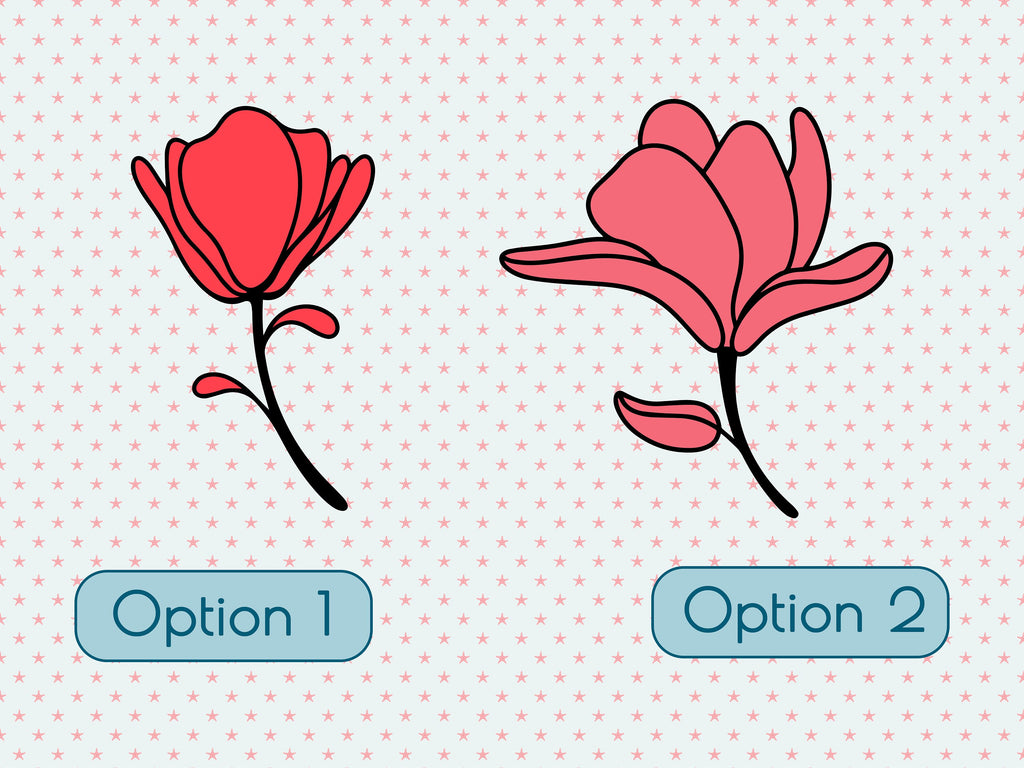 Flower Stickers Window Decals Car Decals for Women Mirror Decal Flower Vinyl Decal Nursery Wall Decals Modern Wall Decor Minimal Wall Decal