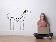 Load image into Gallery viewer, Dalmatian Wall Sticker Vinyl in Grooming Salon Sticker for Dalmatian Moms Sticker for Dog Fans Sticker Cute Wall Sticker for Room Decor