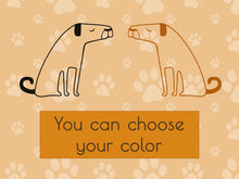 Load image into Gallery viewer, Dog Wall Art Sticker for Dog Fans Cute Sticker Wall Dog for Grooming Salon Sticker Dog Art Sticker Vinyl for Dog Mom Room Office Decor Idea