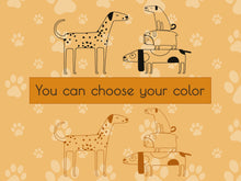 Load image into Gallery viewer, Puppies Sticker Wall Vinyl Sticker in Grooming Salon Decor Sticker in Dog Fan Living Room Cute Dog Wall Sticker Vinyl Decor Ideas for Office