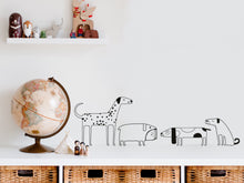 Load image into Gallery viewer, Sticker Grooming Salon Decor Wall Dog Cute Sticker Dalmatian for Fan Gift Beagle Sticker Vinyl Poster Pug for Furniture Decor Room Ideas