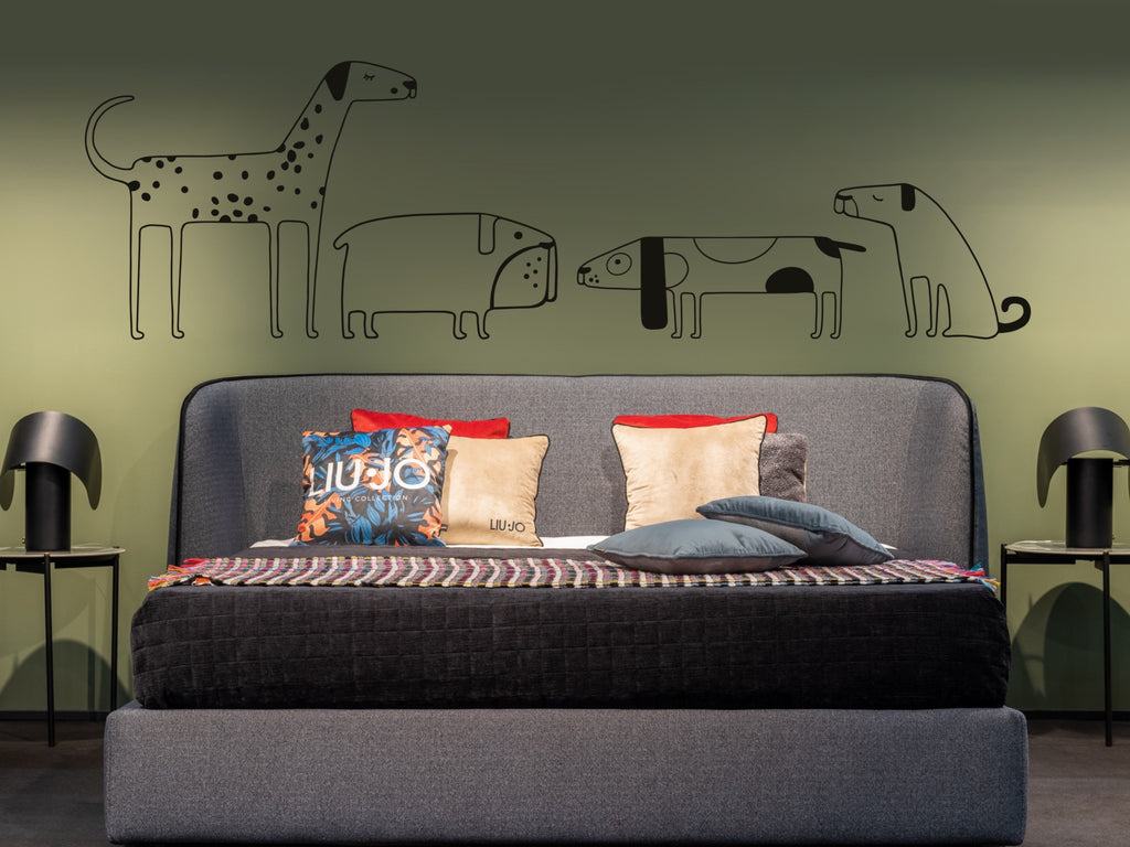 Sticker Grooming Salon Decor Wall Dog Cute Sticker Dalmatian for Fan Gift Beagle Sticker Vinyl Poster Pug for Furniture Decor Room Ideas