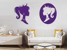 Load image into Gallery viewer, Doll Sticker in Beauty Salon Decor Wall Decal Woman Silhouette Vinyl Sticker for Home Decor Children's Doll Sticker 3D Nursery Wall Art Deco