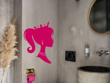 Load image into Gallery viewer, Doll Sticker in Beauty Salon Decor Wall Decal Woman Silhouette Vinyl Sticker for Home Decor Children's Doll Sticker 3D Nursery Wall Art Deco