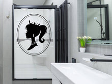 Load image into Gallery viewer, Fairytale Princess Wall Sticker Girl Room Decor Woman with Crown Silhouette Beauty Salon Boho Art Wall Decor for Nursery or Kidsroom Decor