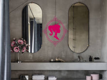 Load image into Gallery viewer, Fairytale Princess Wall Sticker Girl Room Decor Woman with Crown Silhouette Beauty Salon Boho Art Wall Decor for Nursery or Kidsroom Decor