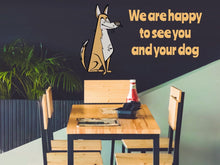 Load image into Gallery viewer, Dog Sticker Husky Wall Decal Minimalist Wall Art Animal Wall Decal Puppy Sticker Dog Mom Vet Office Decor Vet Tech Gift Wall Decor Sticker