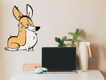 Load image into Gallery viewer, Puppy Sticker Wall Decal Dog Sticker Corgi Wall Decal Minimalist Wall Art Animal Dog Mom Wall Decor Sticker Vet Office Decor Vet Tech Gift