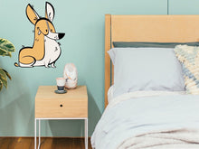 Load image into Gallery viewer, Puppy Sticker Wall Decal Dog Sticker Corgi Wall Decal Minimalist Wall Art Animal Dog Mom Wall Decor Sticker Vet Office Decor Vet Tech Gift