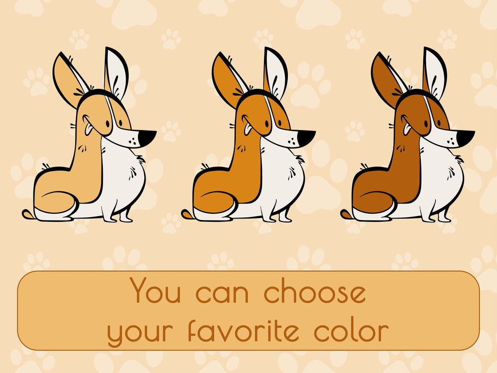 Puppy Sticker Wall Decal Dog Sticker Corgi Wall Decal Minimalist Wall Art Animal Dog Mom Wall Decor Sticker Vet Office Decor Vet Tech Gift