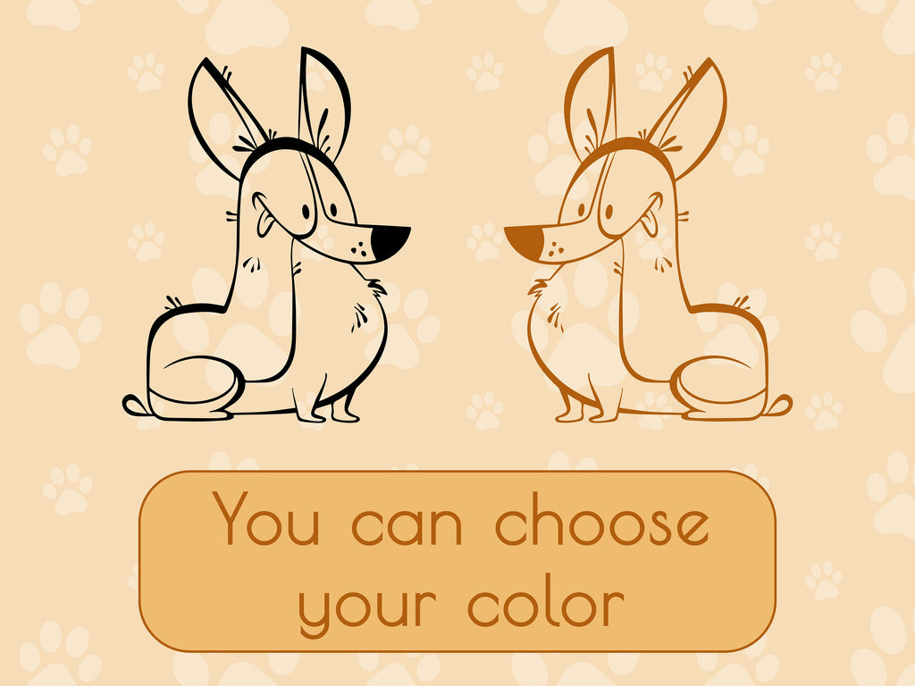 Corgi Dog Stickers Vinyl Decal Wall Decor Pet Stickers Dog Owner Gift Dog Grooming Vet Tech Week Office Wall Decal Kids Wall Decal Mural Art