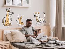 Load image into Gallery viewer, Nursery Wall Decals Kids Wall Decal for Kids for Kids Dog Stickers Pet Stickers Funny Stickers Personalized Dog Wall Decor Sticker Playroom