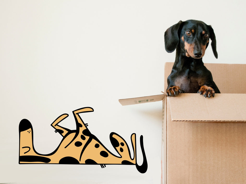 Dog Wall Sticker Dalmatian for Fans Sticker for Grooming Dalmatian Decor Wall Sticker Vinyl Grooming Salon Sticker Dalmatian Dog Decals