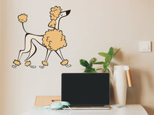 Load image into Gallery viewer, Dog Sticker Poodle Wall Decal Minimalist Wall Art Animal Wall Decal Puppy Sticker Dog Mom Vet Office Decor Vet Tech Gift Wall Decor Sticker