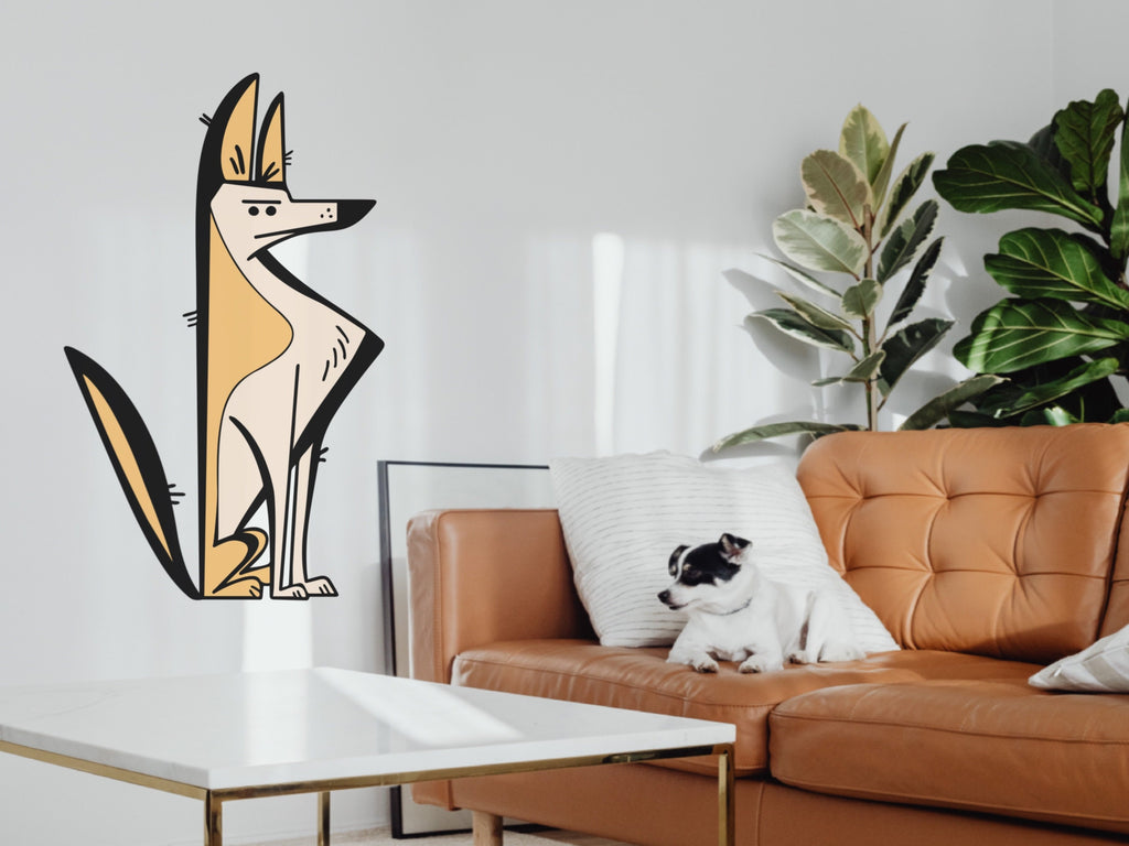 Shepherd Wall Decal Minimalist Wall Art Animal Wall Decal Puppy Sticker Dog Mom Vet Office Decor Vet Tech Gift Wall Decor Dog Stickers