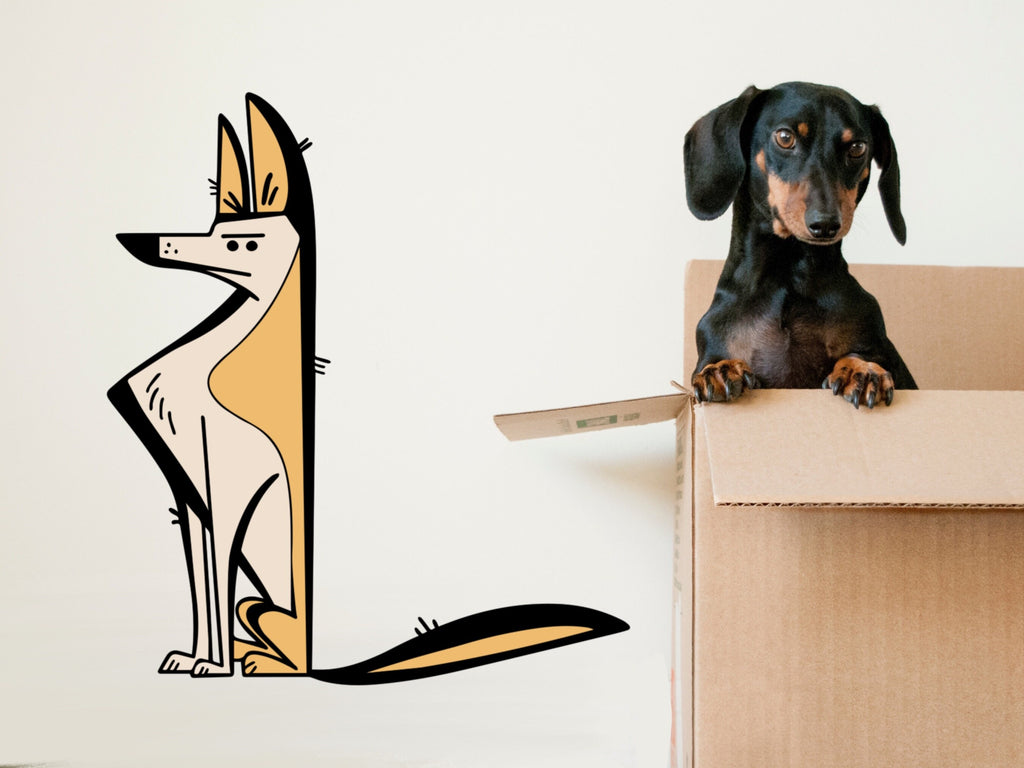 Shepherd Wall Decal Minimalist Wall Art Animal Wall Decal Puppy Sticker Dog Mom Vet Office Decor Vet Tech Gift Wall Decor Dog Stickers