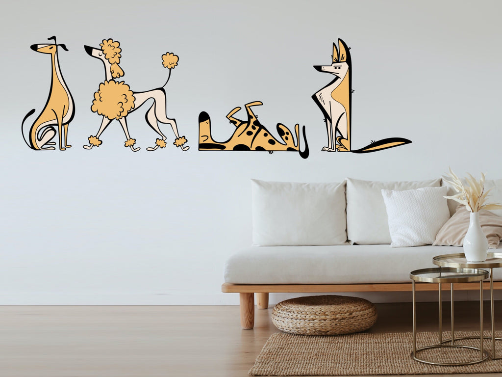 Nursery Wall Decals Kids Wall Decal for Kids for Kids Dog Stickers Pet Stickers Funny Stickers Personalized Dog Wall Decor Sticker Playroom