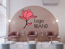 Load image into Gallery viewer, Flower Stickers Window Decals Car Decals for Women Mirror Decal Flower Vinyl Decal Nursery Wall Decals Modern Wall Decor Minimal Wall Decal