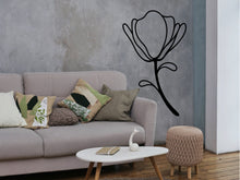 Load image into Gallery viewer, Flower Stickers Window Decals Flower Car Decals for Women Modern Wall Decor Minimal Wall Decal Furniture Stickers Office Minimalist Wall Art