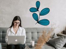 Load image into Gallery viewer, Flower Stickers Window Decals Car Decals for Women Mirror Decal Flower Vinyl Decal Nursery Wall Decals Modern Wall Decor Minimal Wall Decal