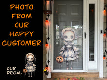 Load image into Gallery viewer, Gothic Hauntingly Beautiful Halloween Doll Sticker Collection - A must-have for all lovers of the dark and macabre!