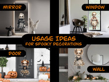 Load image into Gallery viewer, Gothic Hauntingly Beautiful Halloween Doll Sticker Collection - A must-have for all lovers of the dark and macabre!