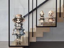 Load image into Gallery viewer, Spook-tacular Creepy Doll Halloween Decal - Perfect for Haunting Decorations!