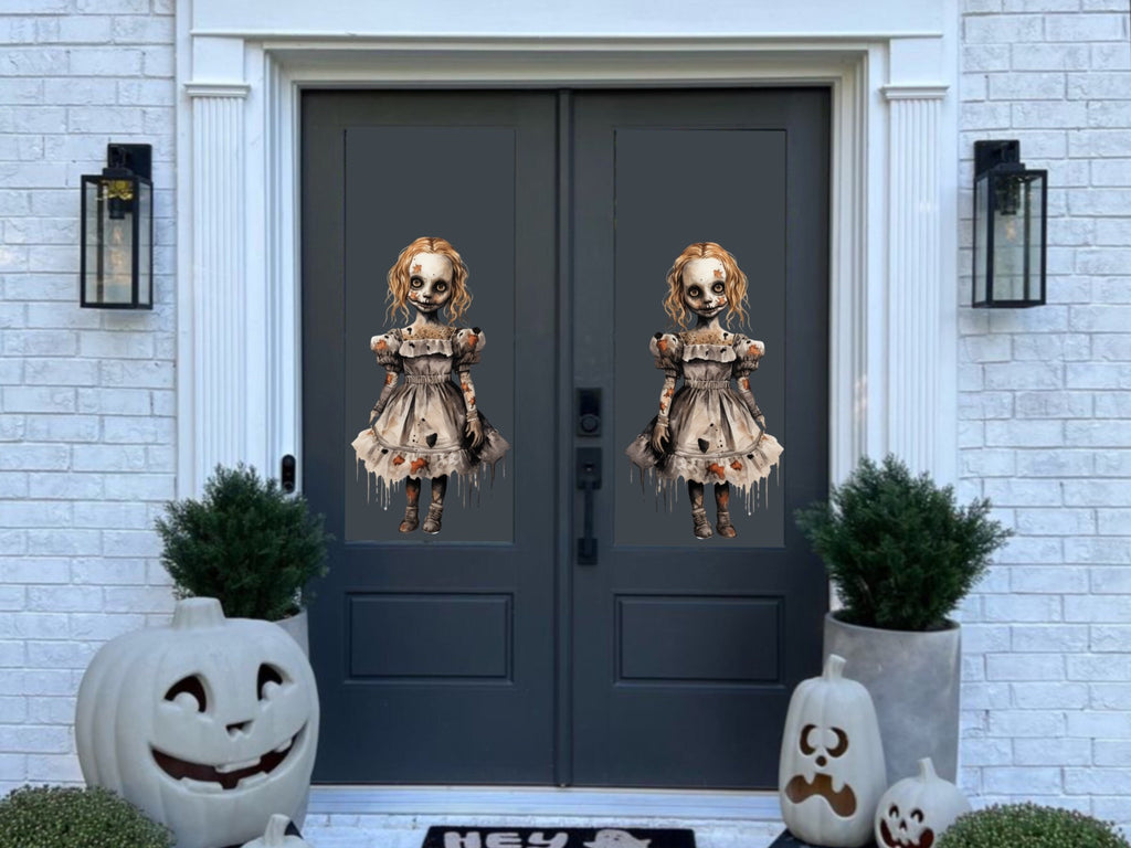 Spooky Horror Halloween Decal - Creepy Decor for your Haunted House