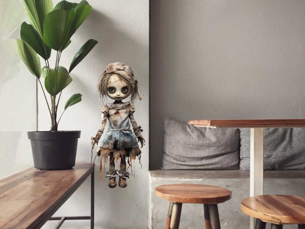 Spooktacular Halloween Party Decor: Creepy Scary Decal