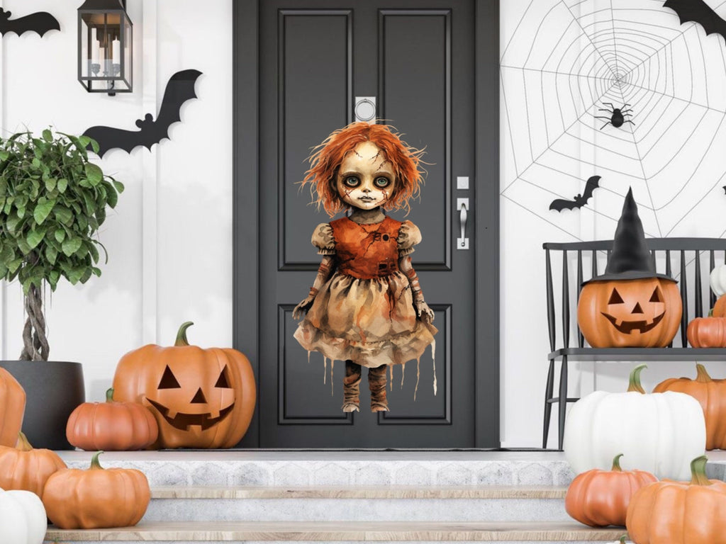Get Spine-Chilling Decor for Your Halloween Party: Scary Decal Collection
