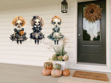 Load image into Gallery viewer, Gothic Hauntingly Beautiful Halloween Doll Sticker Collection - A must-have for all lovers of the dark and macabre!