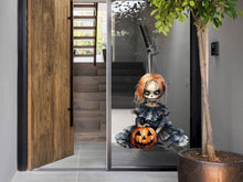 Load image into Gallery viewer, Spooky Halloween Goth Doll Decal - Creepy and Cute Goth Decor